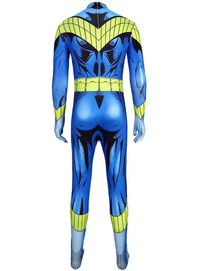Robin Batman Gotham Nightwing Adult Cosplay Costume - Image 4