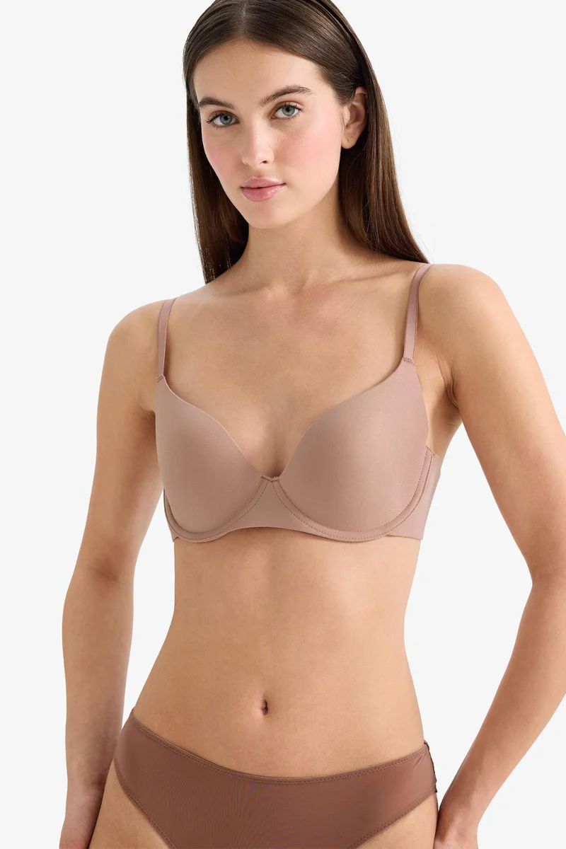 ديفاكتو Micro Coated Padded Underwire T-Shirt Bra