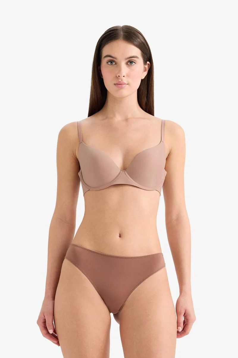 ديفاكتو Micro Coated Padded Underwire T-Shirt Bra