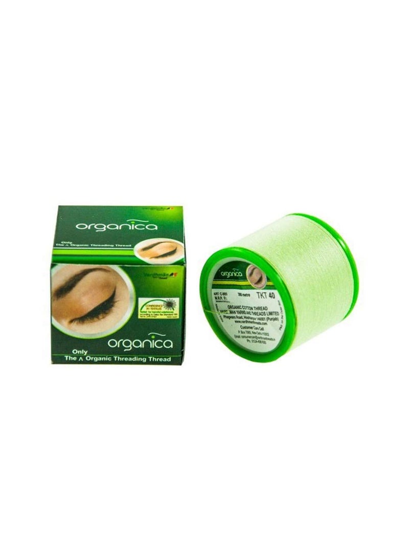 Organica - Organica Face & Eyebrow Threading Thread Organic x 1 thread spool eyebrow makeup facial dermaplaning hair removal epilator tool - Image 1