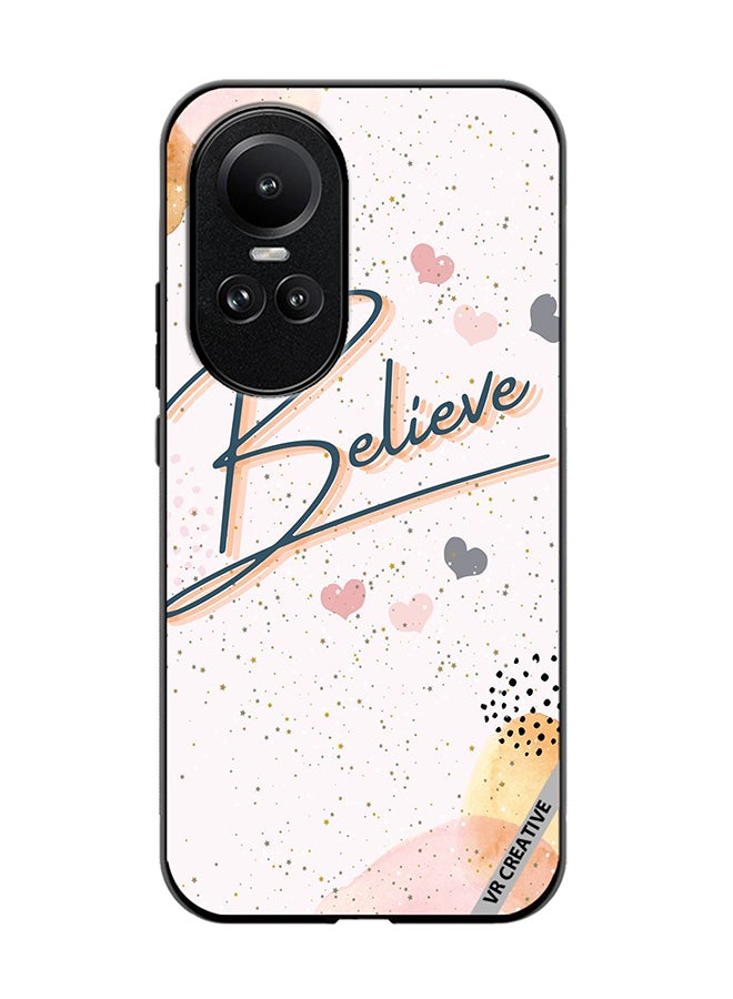 VR CREATIVE Protective Case Cover For Oppo Reno 10 Believe Design Multicolour - Image 1