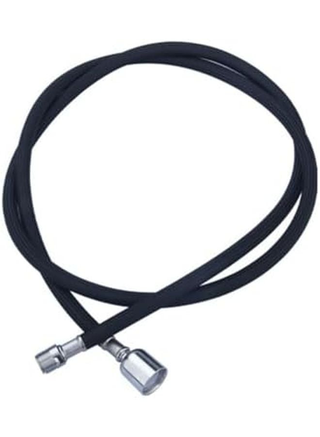 Kitchen Sink Faucet Pull Down Spray Hose Replacement G1 2 Straight External Thread Black - Image 1