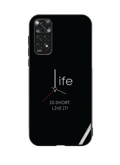 VR CREATIVE Protective Case Cover For Xiaomi Redmi Note 11 Life Is Short Design Multicolour  - Image 1