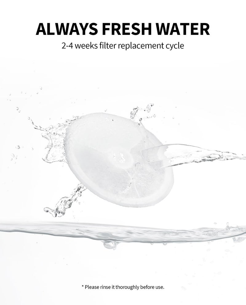 PETKIT Upgraded Filter Units 3.0 for PETKIT Pet Water Fountains Eversweet 2S/3/3 Pro,Eversweet Solo/Solo2/Solo SE & CYBERTAIL, Replacement Filters (5 pcs) - Image 4