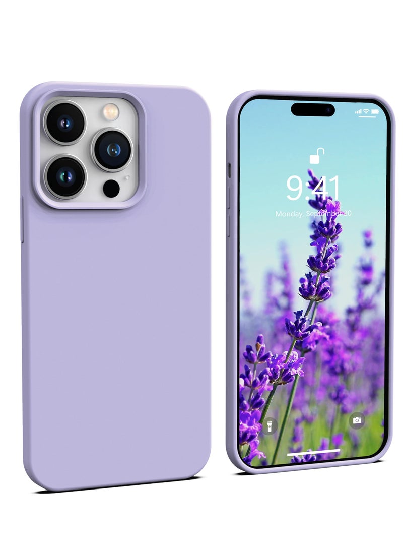 iPhone 14 Pro Case Liquid Silicone Anti Scratch Anti Fingerprint Soft Silky Touch Shockproof Protective Cover for Apple iPhone 14 Pro - Image 1