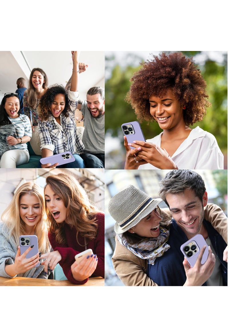 iPhone 14 Pro Case Liquid Silicone Anti Scratch Anti Fingerprint Soft Silky Touch Shockproof Protective Cover for Apple iPhone 14 Pro - Image 4