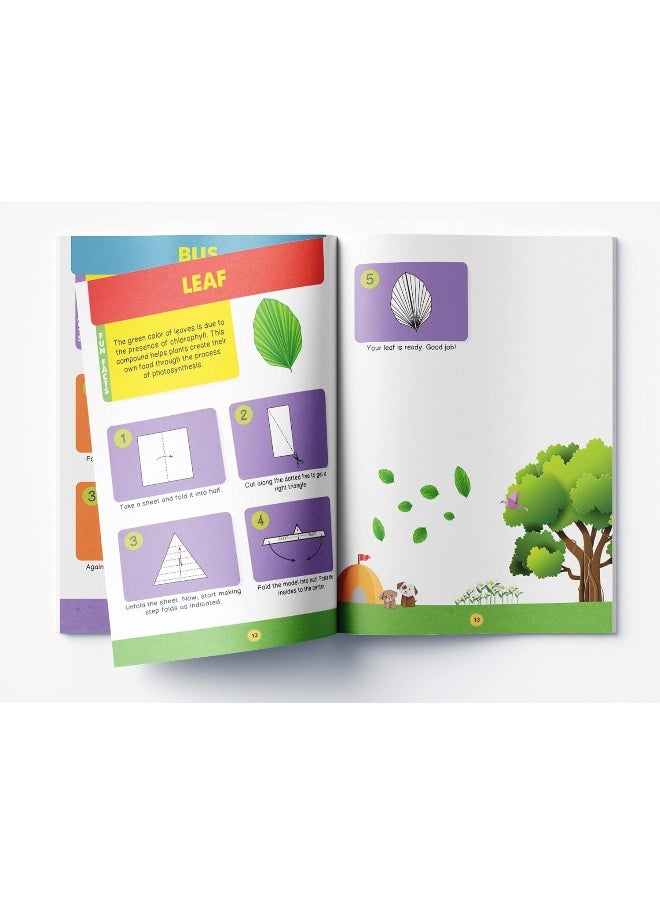 null - Origami - Step-by-Step Introduction To The Art Of Paper-Folding - Activity Book For Children - Level 1: Beginners - Image 1