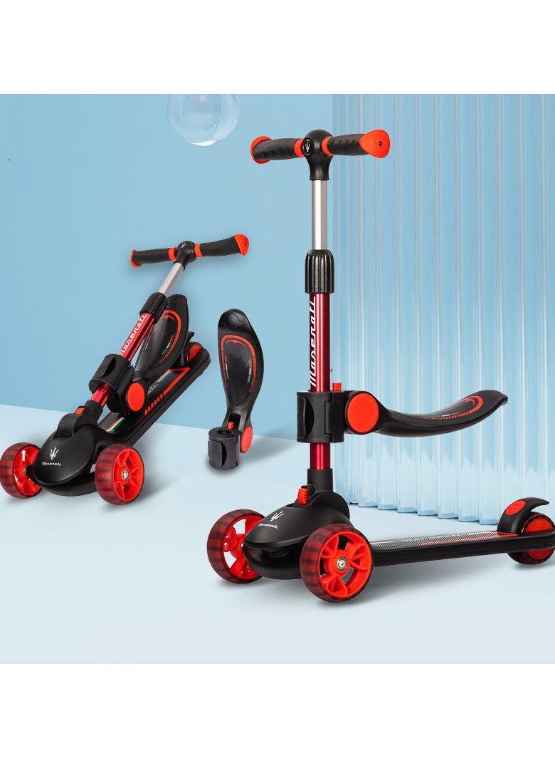 Amsham Toys Kids Scooter with Maserati - Black - Image 3