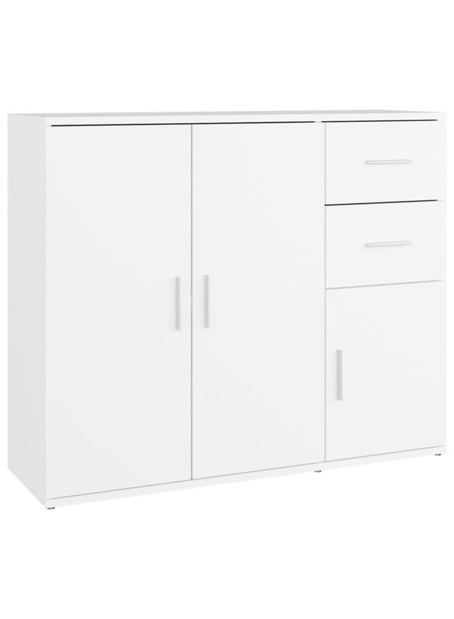 vidaxl Sideboard White 91x29.5x75 cm Engineered Wood 823269 - Image 1