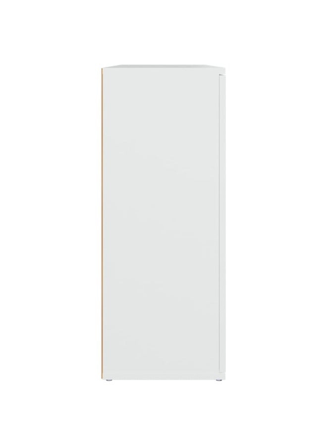 vidaxl Sideboard White 91x29.5x75 cm Engineered Wood 823269 - Image 5