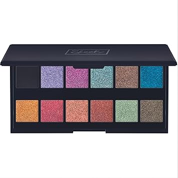 Sleek MakeUP iDivine Eyeshadow Palette 12 Shades in a Mix of Matte Shimmer Foil and DueChrome Blendable and Highly Pigmented Making Waves - Image 1