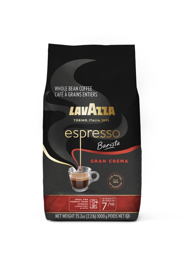 Lavazza Lavazza Espresso Barista Gran Crema Whole Bean Coffee Blend, Medium Espresso Roast, Oz Bag (Packaging May Vary) - 2.2 LB, 35.2 Ounce  - Image 1