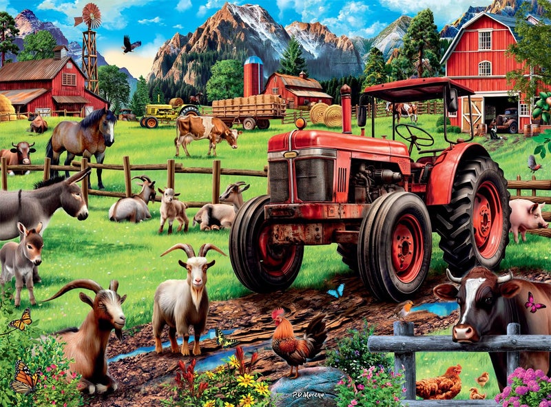 Buffalo Games PD Moreno Time for Chores 1000 Piece Jigsaw Puzzle for Adults Challenging Puzzle Perfect for Game Nights Finished Size is 2675 x 1975