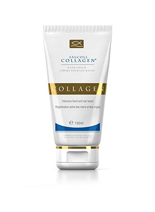 Salcoll Collagen Pure Bioactive Antiaging Collagen Repair Hand Cream Hypoallergenic Moisturizing Lotion Dry Skin Relief  All Skin Types 150 Ml - Image 1
