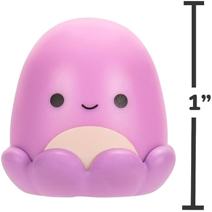 Squish-a-longs Mini-Squish 8-Pack (Wave 3, Style 3) - Pink Flamingo, Griffin, Octopus, Lemur, Cairn Terrier, Green Llama, Manatee, and a mystery Mini-Squish - Image 4