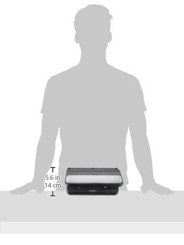 Swingline سوينغلاين 2-7 مثقاب ثقوب، قابل للتعديل، مثقاب ثقوب ثقيل، سهل الاستخدام، سعة ثقب 32 ورقة، أسود/رمادي (74300) - Image 3