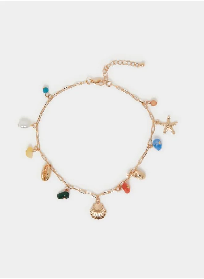 ستايلي Styli Charm Drop Anklet