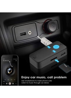 BOLICE NEW Bluetooth Adapter 3 in 1 Wireless 4.0 USB Bluetooth Receiver 3.5mm Audio Jack TF Card Reader MIC Call Support Car Speaker  - Image 4