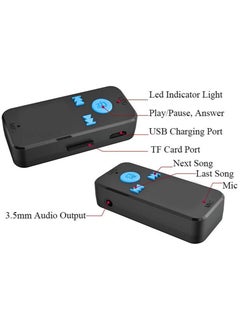 BOLICE NEW Bluetooth Adapter 3 in 1 Wireless 4.0 USB Bluetooth Receiver 3.5mm Audio Jack TF Card Reader MIC Call Support Car Speaker  - Image 5