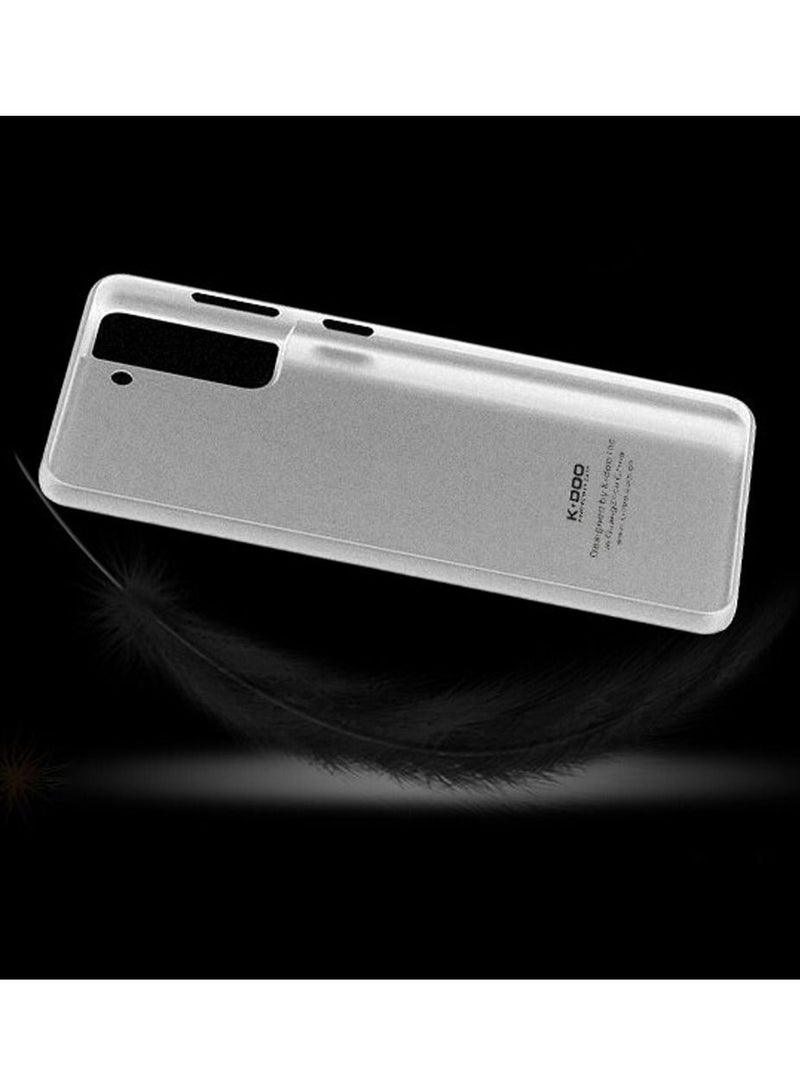 K-Doo غطاء خلفي رفيع للغاية من Air Skin لهاتف Samsung Galaxy S22 Frosted مضاد للانزلاق بتغطية كاملة باللون الأبيض - Image 5