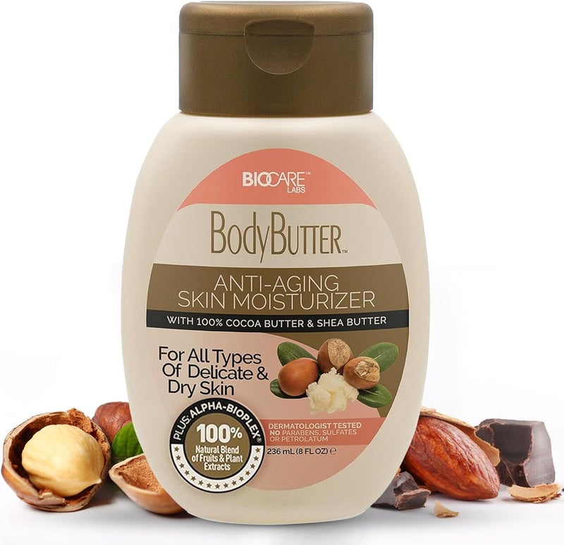 BioCare Body Butter Anti-Aging Skin Moisturizer with Cocoa Butter & Shea Butter - 8 Fl Oz - Image 1