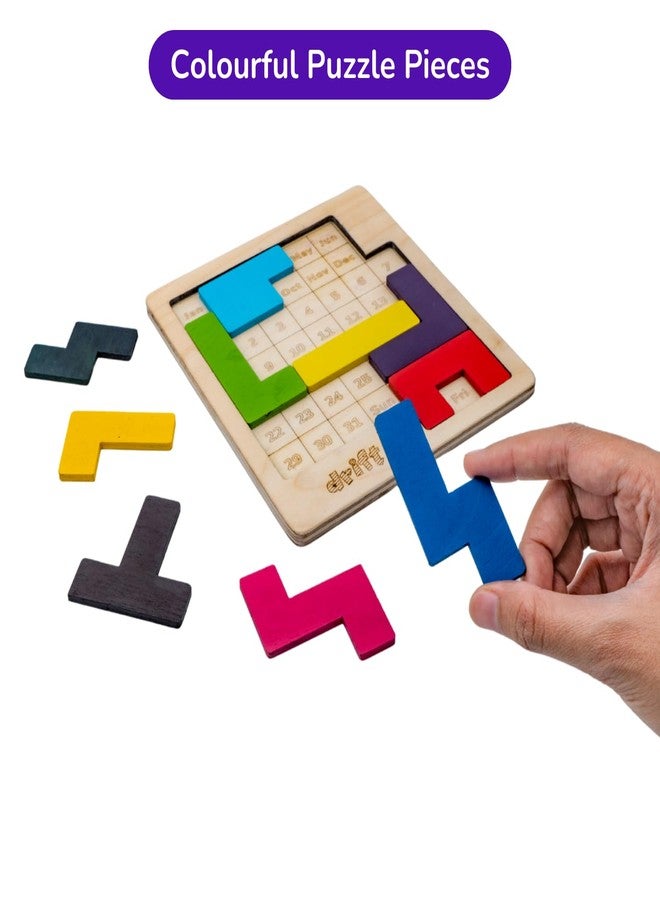 Cubelelo Drift Weekday Calendar Puzzle | Fun & Educational 7-Day Calendar Puzzle for All Ages | Enhance Cognitive Skills & Time Management Kids, Adults - Image 5