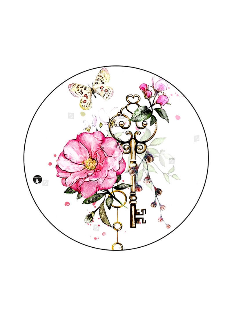 RKN Rabbits Printed Round Mouse Pad Multicolour