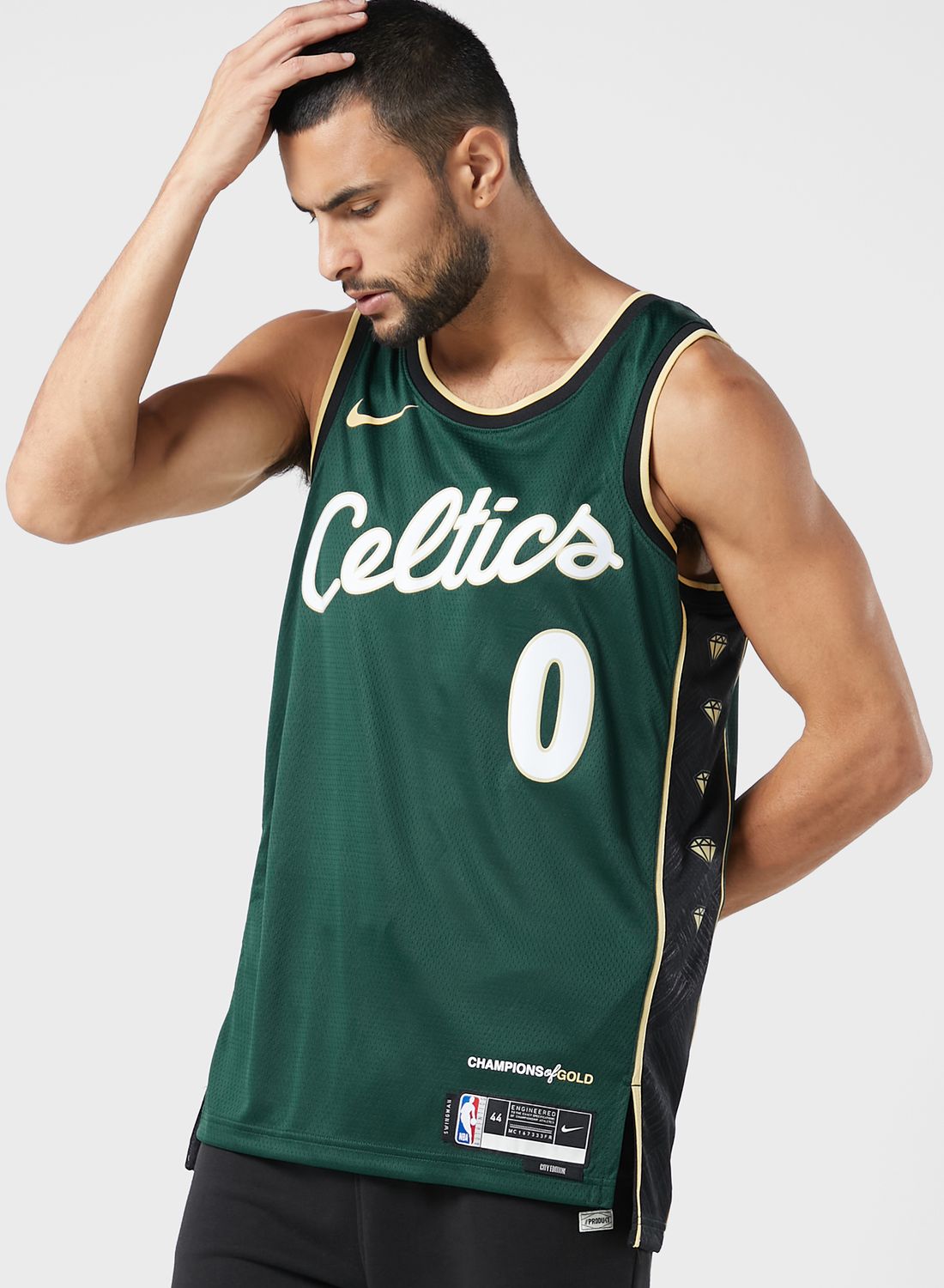 Buy Nike Green Boston Celtics Statement Jersey for Men in UAE