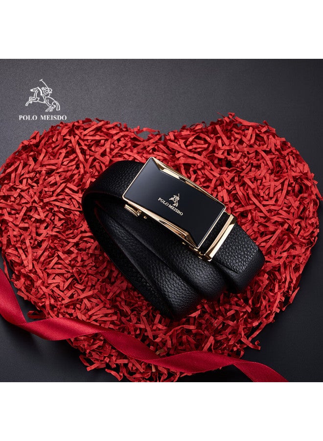 Polomeisdo Paul Meisite Men's Leather Belt With Automatic Buckle, Gift Box, Self-operated, Qixi Valentine's Day Gift For Boyfriend Or Husband - Image 2