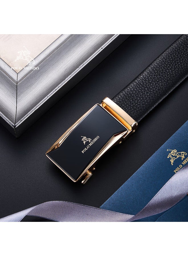 Polomeisdo Paul Meisite Men's Leather Belt With Automatic Buckle, Gift Box, Self-operated, Qixi Valentine's Day Gift For Boyfriend Or Husband - Image 3