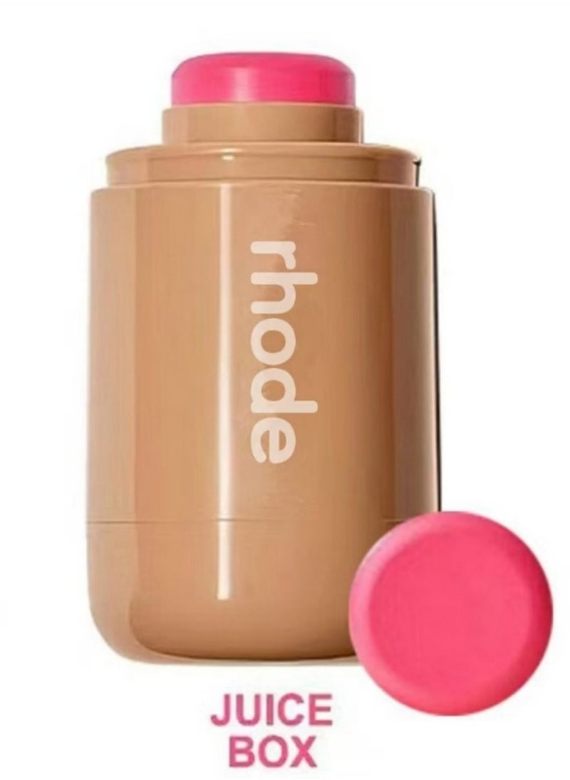 rhode The Pocket Blushes, Creamy Blush for Buildable Color + Baby-Soft Cheeks, Lip and Cheek Blush Cream, Blush Stick for Cheeks, Hydrates Skin Longlasting Non-Stick 0.18 Oz (Juice Box)