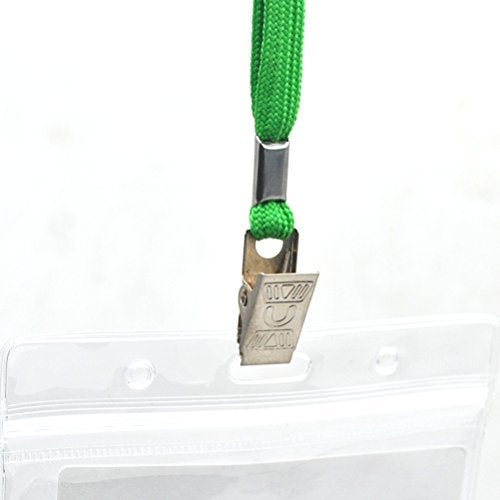 Beebel Green Lanyards 50PCS 32-Inch Flat Lanyards with Badge Clip (Green) - Image 4