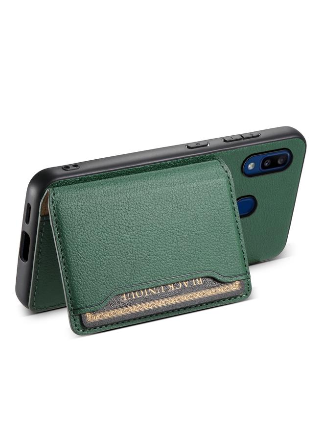 S-TOP Case For Samsung Galaxy A20/A30 Calf Texture Card Bag Design Full Coverage Phone Case - Image 4