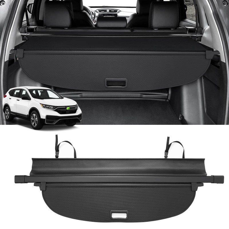 Powerty Cargo Cover for 20172021 2022 Honda CRV CRV Accessories Trunk Cover Retractable Trunk Shielding Shade Cargo Luggage Cover No GapNot Fit Honda HRV