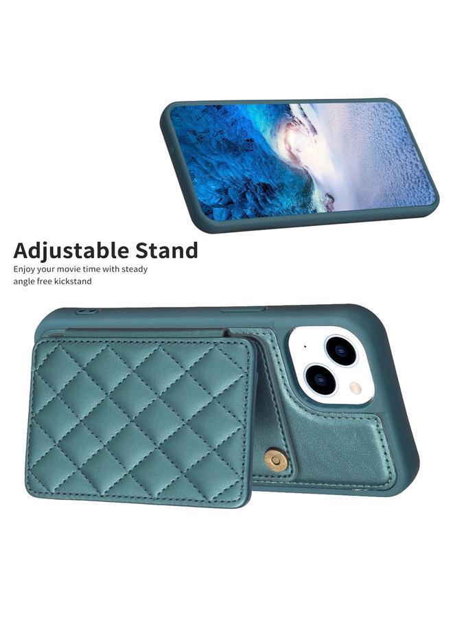 S-TOP Case For iPhone 11 BF25 Square Plaid Card Bag Holder Phone Case - Image 5