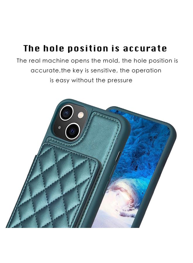 S-TOP Case For iPhone 11 BF25 Square Plaid Card Bag Holder Phone Case - Image 3