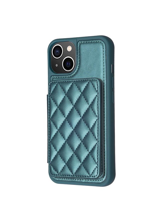 S-TOP Case For iPhone 11 BF25 Square Plaid Card Bag Holder Phone Case - Image 2