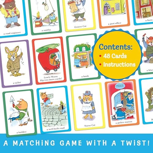 Briarpatch, Richard Scarry's What Do People Do Card Game, Based on Early Reader Books for Preschool, Kindergarten and 1st Grade - Image 4