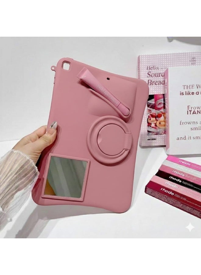 rhode 3D Lipstick Make-up Silicone Case For iPad Air 11 Inch 7th/6th Generation (M3/M2) 2025/2024, for iPad Air 5th/4th Generation Case 10.9 Inch 2022/2020 (lip Gloss + Rope included) - Image 2