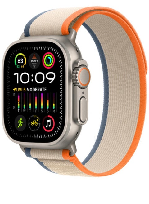 Trail Loop Watch Band Strap for Apple Watch Ultra 1/2 49mm 46mm 45mm 44mm 42mm Breathable Nylon Compatible with iWatch Series 10 9 8 7 6 5 4 3 2 1 SE