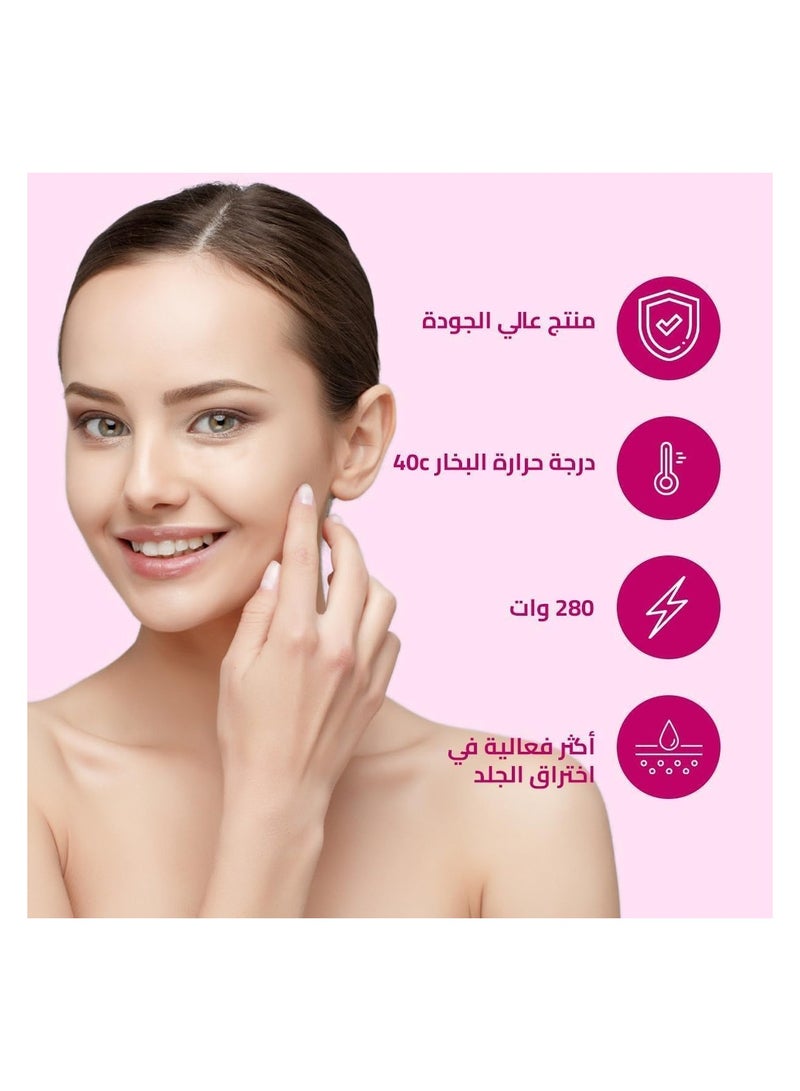 موهير جهاز بخار للوجه، جهاز بخار للوجه للتنظيف العميق للبشرة MO-909 - Image 4