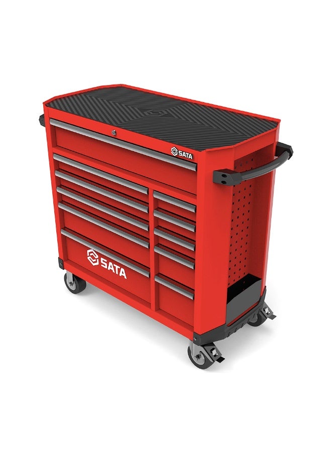 SATA ST95114G-R 11 Drawer Roller Cabinet - Pro Red - Image 1