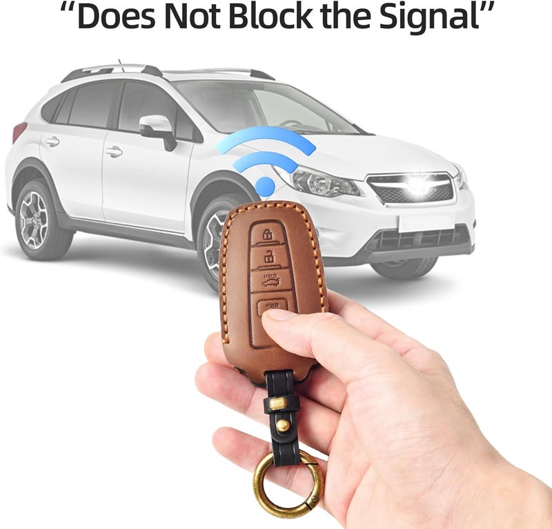 OFFCURVE Leather Key Cover for Toyota - Image 5