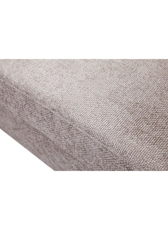 DANUBE HOME Odum 1 Seater Fabric Sofa With Right Arm Modern Design Single Seater Accent Chair Comfortable Living Room Furniture L103Xw99Xh90Cm - Brown  - Image 4