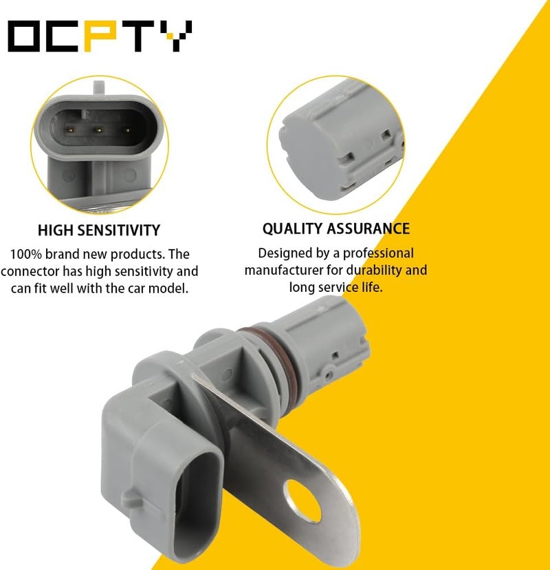 OCPTY Engine Crankshaft Position Sensor Fit for 2007-2013 for Chevy Silverado 1500 Tahoe Avalanche Suburban Express for GMC Sierra Yukon Savana for Cadillac Escalade ESV EXT Replaces 12585546,PC552 - Image 3