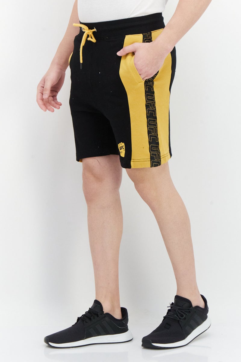 Ufc Men Sportswear Fit Drawstring Shorts, Black - Image 4