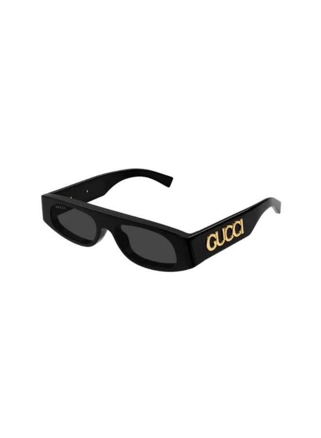 Gucci GG1771S  Designer Geometric Rectangle Sunglasses — Recycled Acetate Frame in Black, with UV‑Protected Lenses - Image 1