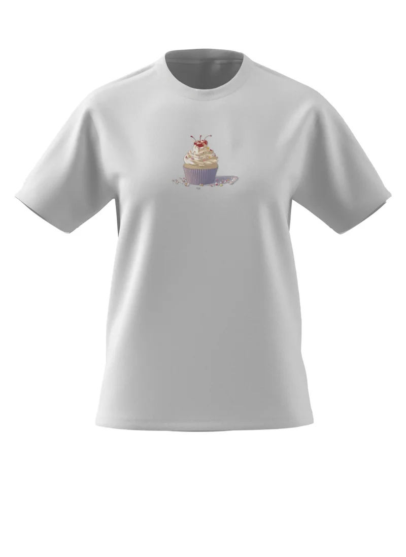 اديداس Seasonal Essential Cupcake Graphic T-Shirt