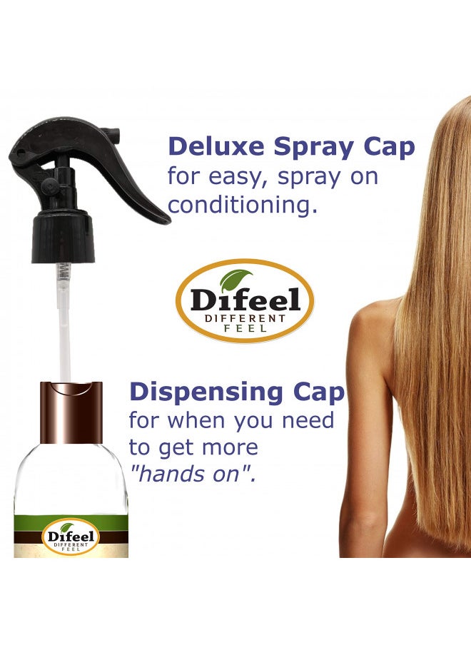 Difeel Pro-Growth Biotin Leave in Conditioning Treatment 6 oz. with Spray Cap & Dispensing Cap