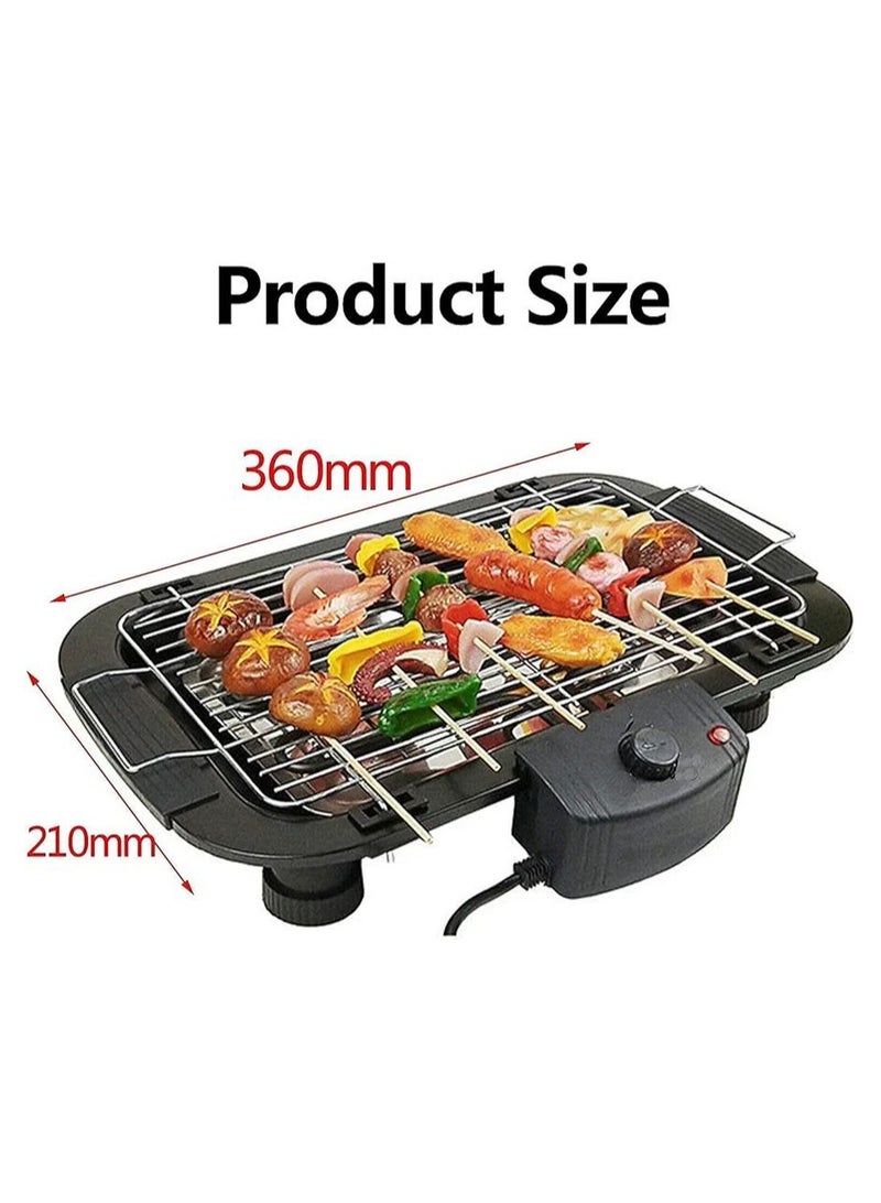 Generic Electric Barbeque Grill 2000W Tandoori Maker Indoor and Outdoor Grill, Non Stick, with 5 Temperature Adjustments, Portable Electric Grill, Non-Slip Feet. - Image 4